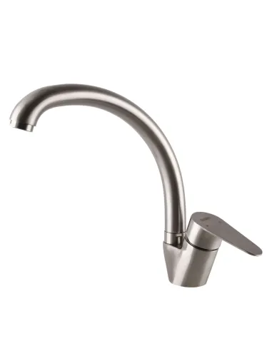 Змішувач для кухні Globus Lux Main SM-203S нержавіюча сталь, хром - 4