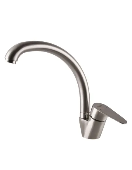 Змішувач для кухні Globus Lux Main SM-203S нержавіюча сталь, хром - 4