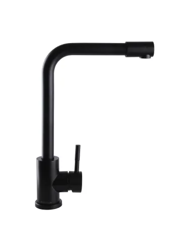 Змішувач для кухні Globus Lux Alpen SUS-403-BB нержавіюча сталь, чорний матовий - 3