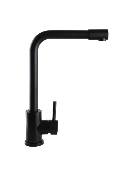 Змішувач для кухні Globus Lux Alpen SUS-403-BB нержавіюча сталь, чорний матовий - 3