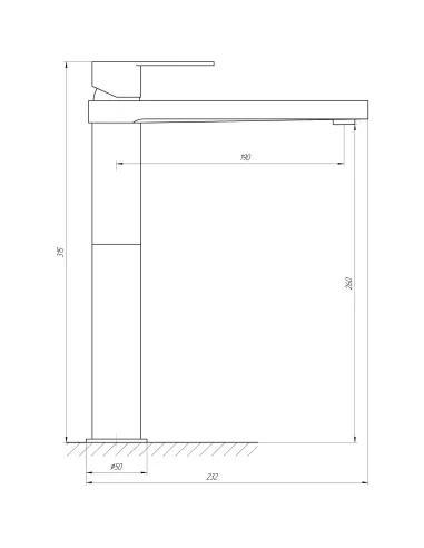 Смеситель для раковины в ванной Topaz Sardinia TS 08223-H20-BB черный - 5