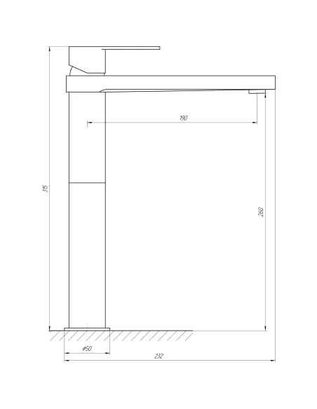 Смеситель для раковины в ванной Topaz Sardinia TS 08223-H20-BB черный - 5