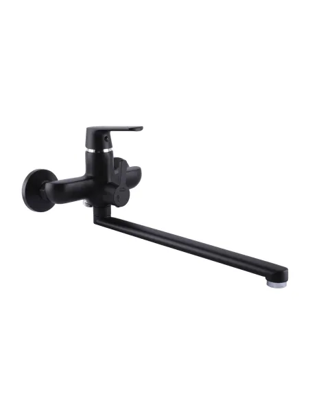 Смеситель для ванны с душем Globus Lux Laguna GLA-0208-10-BB, латунь, черный - 5