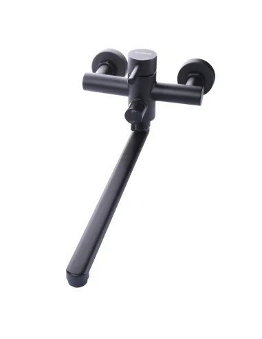 Змішувач для ванни Globus Lux Alpen SBT1-208-BB Euro, нержавіюча сталь, чорний - 3