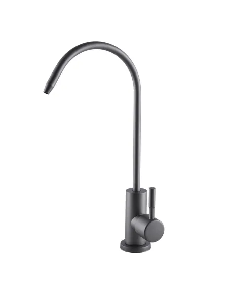 Кран для фільтра води Globus Lux Alpen SBT1-55M-Gray, одна вода, нержавіюча сталь, сірий металік - 1