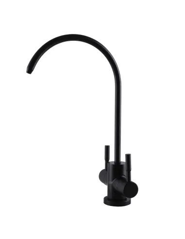 Кран для фильтра воды Globus Lux Alpen SBT1-76A-BB, два подключения, нержавеющая сталь, черный - 3