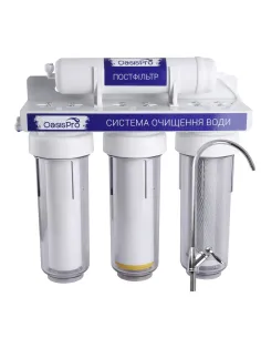 Фільтр для очищення води OasisPro BSL404 проточного типу, 4 ступеня очищення, для твердої води - 1