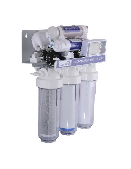 Фільтр зворотного осмосу OasisPro BSL02M-RO-75 з насосом, з мінералізатором, цифрове керування - 7