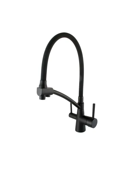 Смеситель для кухни с подключением к фильтру Globus Lux Lazer GLLR-0700-10-BB черный - 2