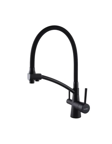 Смеситель для кухни с подключением к фильтру Globus Lux Lazer GLLR-0700-10-BB черный - 5