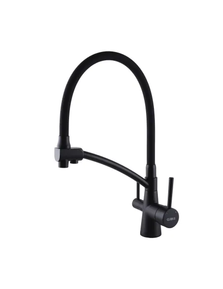 Смеситель для кухни с подключением к фильтру Globus Lux Lazer GLLR-0700-10-BB черный - 5