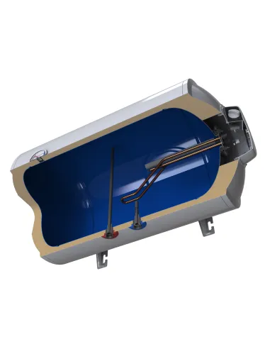 Бойлер Leov LH 80 l, горизонтальний - 4