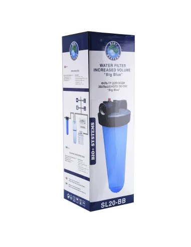 Бытовой фильтр-колба Bio+ systems Big Blue SL20-BB 1 дюйм - 3