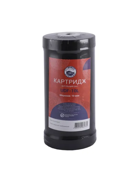 Картридж угольный насыпной Bio+ Systems UDF-10L для колбы BigBlue 10 дюймов - 1 Картридж угольный насыпной Bio+ Systems UDF-10L для колбы BigBlue 10 дюймов - 1