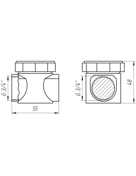 Фільтр грубого очищення Solomon F8016, бронза, газ, 3/4 дюйми - 4 Фільтр грубого очищення Solomon F8016, бронза, газ, 3/4 дюйми - 4