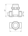 Фильтр грубой очистки с отстойником Solomon TD1052 1/2 дюйма, никель - 5