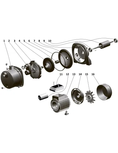 Відцентровий поверхневий насос Optima Jet80S, 0.8 кВт - 6