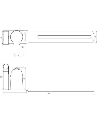 Змішувач для біде Globus Lux Solly GLSO-0206 (монтаж на унітаз) - 4