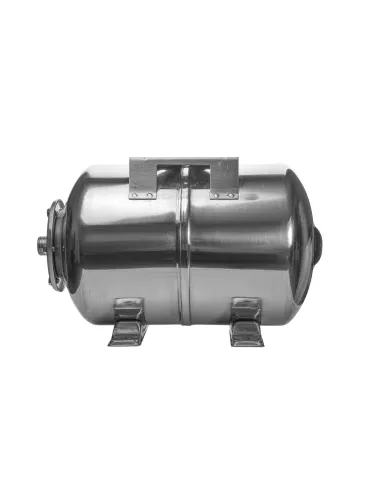 Гидроаккумулятор для воды из нержавеющей стали Cristal 24 литра, горизонтальный - 3