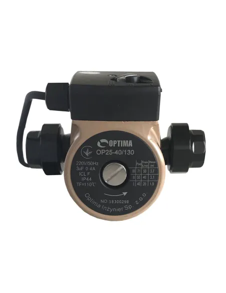 Циркуляційний насос Optima OP25-40 130 мм з гайками - 4 Циркуляційний насос Optima OP25-40 130 мм з гайками - 4