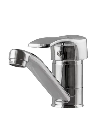 Смеситель для раковины в ванной Globus Lux Queensland GLQU-0203M поворотный гусак 150 мм - 4