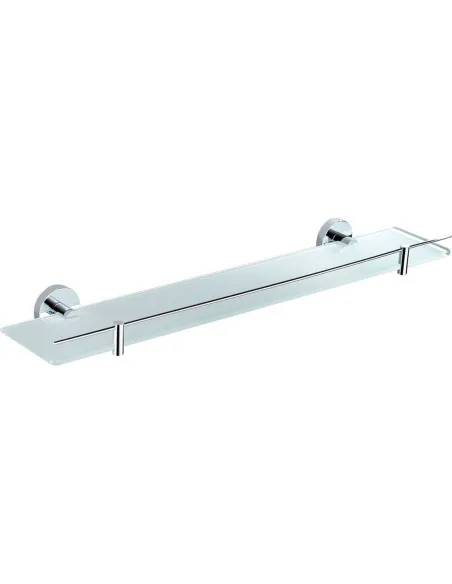 Полиця Perfect Sanitary Appliances SP 8127 (скло, з бортом, латунь) - 2