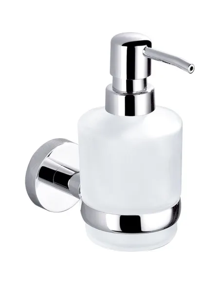 Дозатор для рідкого мила Perfect Sanitary Appliances SP 8133 (навісний, скло, металевий, латунь) - 2