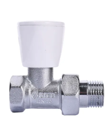 Кран для радіатора Arco 503065, з накидною гайкою, ущільнювачем, 1/2 дюйма, прямий, вентильний - 1