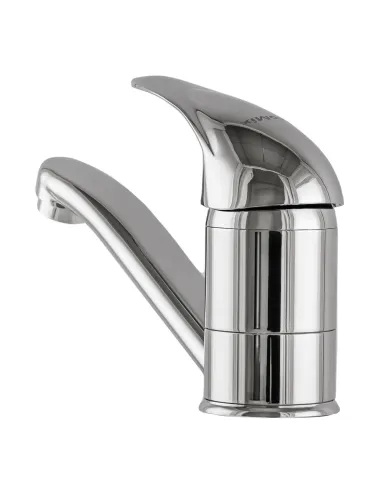 Змішувач для умивальника Ecomix Energo E-GEZ-203M (15 см, гайка) - 2