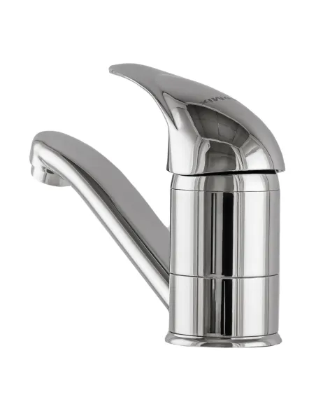 Змішувач для умивальника Ecomix Energo E-GEZ-203M (15 см, гайка) - 2