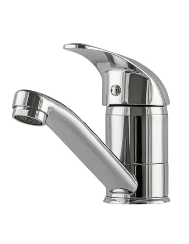 Змішувач для умивальника Ecomix Energo E-GEZ-203M (15 см, гайка) - 3