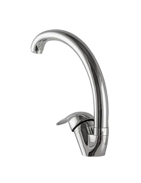 Смеситель для кухни с боковой ручкой Ecomix Energo E-GEZ-203S на гайке - 2