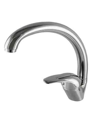 Смеситель для кухни с боковой ручкой Ecomix Energo E-GEZ-203S на гайке - 4