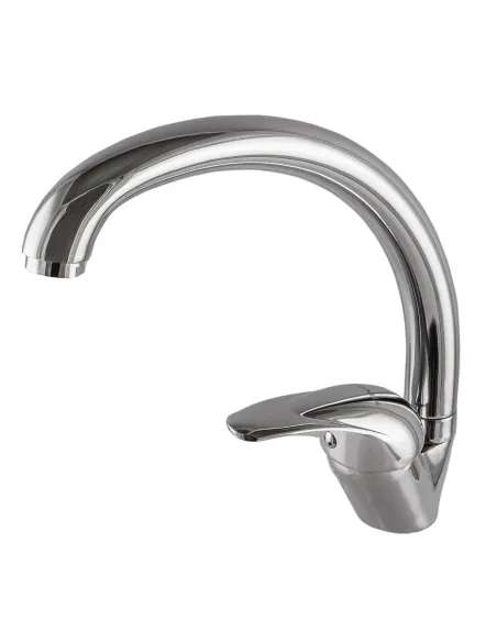 Смеситель для кухни с боковой ручкой Ecomix Energo E-GEZ-203S на гайке - 4