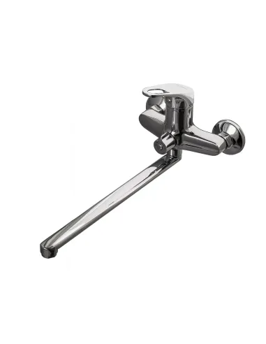 Змішувач для ванни Ecomix Energo M-GEM-208 (діаметр фільтра 40, довгий гусак, Euro перемикач) - 2