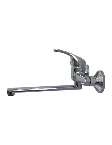 Змішувач для кухні Globus Lux Solly GLSO-0104 (зі стіни, гусак 250мм) - 2