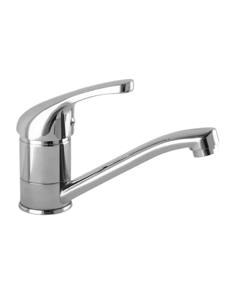 Смеситель для умывальнкиа Globus Lux Solly GLSO-0203М поворотный гусак 150 мм, на гайке - 1