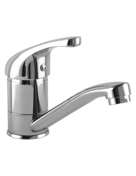 Смеситель для умывальнкиа Globus Lux Solly GLSO-0203М поворотный гусак 150 мм, на гайке - 2