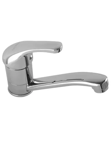 Смеситель для умывальнкиа Globus Lux Solly GLSO-0203М поворотный гусак 150 мм, на гайке - 3