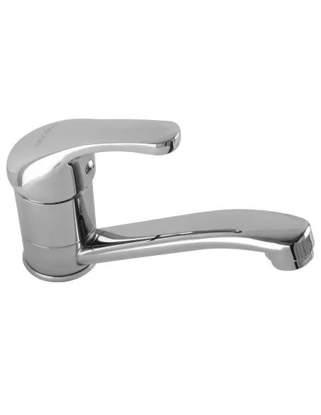 Змішувач для умивальника Globus Lux Solly GLSO-0203М (поворотний гусак 15 см, на гайці) - 3