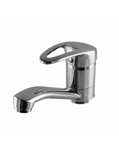 Смеситель для раковины в ванной Globus Lux Caprice GLCA-0203М поворотный гусак 150 мм - 4