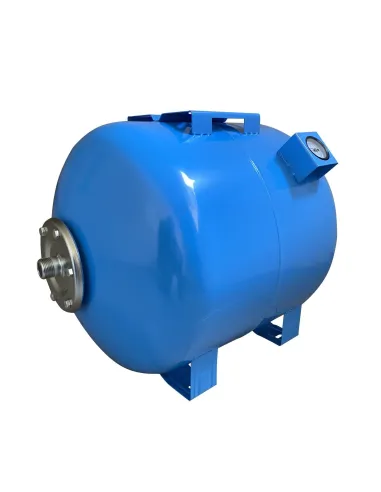 Гидроаккумулятор для воды горизонтальный Volks Pumpe 80л с манометром - 4