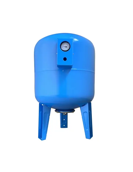 Гідроакумулятор для води вертикальний Volks Pumpe 80 літрів з манометром - 1