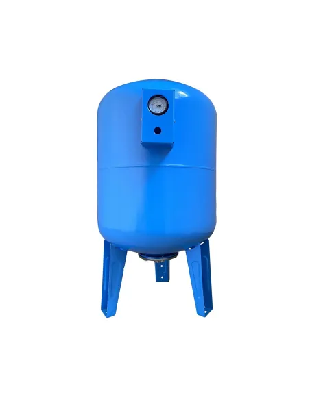 Гидроаккумулятор для воды вертикальный Volks Pumpe 100 литров с манометром - 1