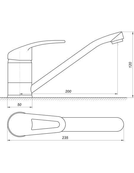 Смеситель для раковины в ванной Globus Lux Caprice GLCA-0103 - 4