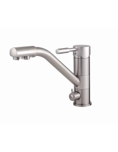 Смеситель для кухни с подключением к фильтру Globus Lux Lazer GLLR-0555 STST нержавеющая сталь - 2