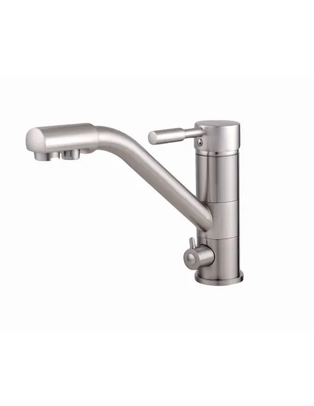 Смеситель для кухни с подключением к фильтру Globus Lux Lazer GLLR-0555 STST нержавеющая сталь - 2