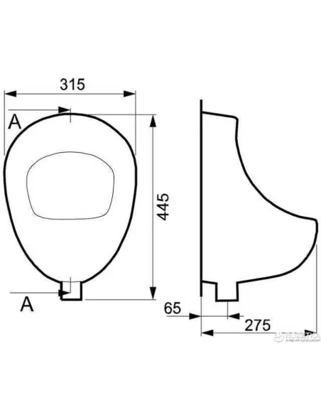 Пісуар Cersanit President Р101 - 3