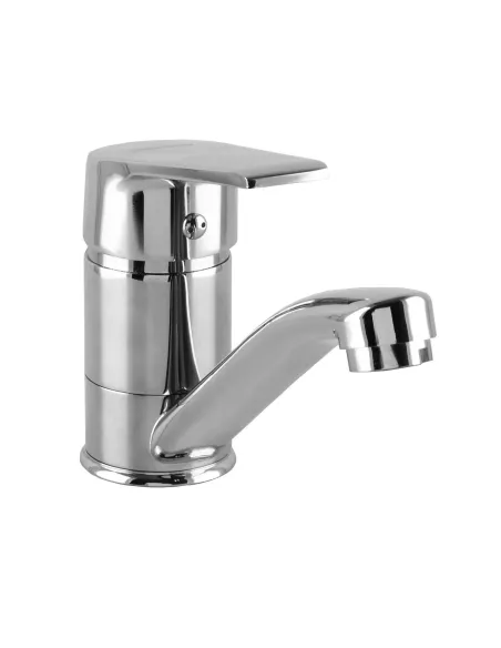 Смеситель для раковины в ванной Domino Blitz DBC-103М поворотный излив 150 мм, хром - 2