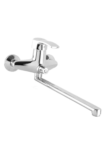 Змішувач для ванни Domino DQ-208 (довгий ніс, хром) - 2